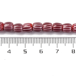 Handmade Lampwork Chevron Beads Strands&nbsp;LAMP-K041-01A-13