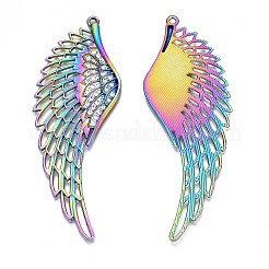 Rack Plating Rainbow Color Alloy Big Pendants&nbsp;PALLOY-N163-172A