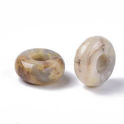 Natural Crazy Agate European Beads&nbsp;X-G-Q503-10