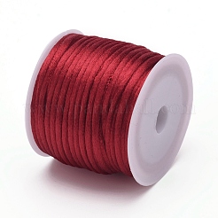 Nylon Satin Rattail Cords&nbsp;NWIR-L006-1mm-05