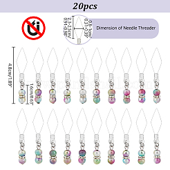 20Pcs 304 Stainless Steel Threader&nbsp;DIY-AB00053