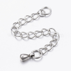 Tarnish Resistant 304 Stainless Steel Chain Extender&nbsp;STAS-K165-09A