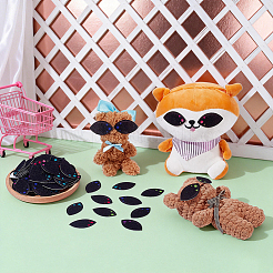 150 Pairs 6 Colors Felt Craft Doll Eye&nbsp;DIY-NB0016-23