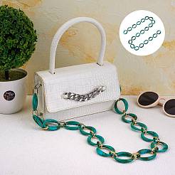Handmade Imitation Gemstone Style Link Chains&nbsp;AJEW-J034-01B