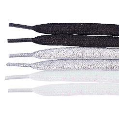 3 Pairs 3 Colors Polyester Cord Shoelace&nbsp;AJEW-TA0002-36A