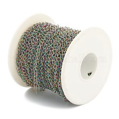 Ion Plating(IP) 304 Stainless Steel Curb Chain&nbsp;STAS-B020-05MC