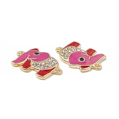 Alloy Crystal Rhinestone Connector Charms&nbsp;FIND-C019-09KCG