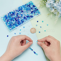 750Pcs 15 Styles Transparent Glass Beads&nbsp;EGLA-PH0001-45