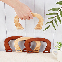4Pcs 2 Colors Oakwood Bag Handles&nbsp;FIND-WR0001-56A