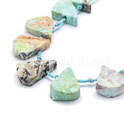 Natural Peruvian Turquoise(Jasper) Beads Strands&nbsp;G-E569-R05