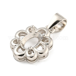 925 Sterling Silver Sew on Prong Settings&nbsp;STER-B005-11P