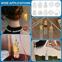 20Pcs 10 Styles Alloy Chandelier Component Links&nbsp;FIND-PH0061-68