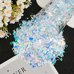 100G Plastic Sequins Beads&nbsp;PVC-CP0001-01B