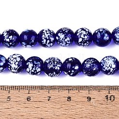 Handmade Lampwork Beads Strands&nbsp;LAMP-Q041-11F