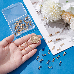 60Pcs Rack Plating Brass Snap on Bails&nbsp;KK-UN0004-73