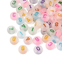Luminous Transparent Acrylic Beads&nbsp;TACR-Q013-06B