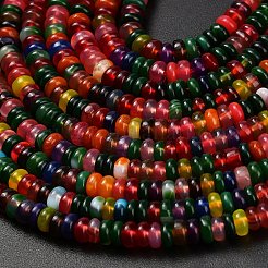 Natural Agate Beads Strands&nbsp;G-L635-A01-4x2mm-02