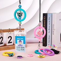 DIY Rings & Bees Silicone Pendant Decoration Making Kit&nbsp;DIY-TA0010-11