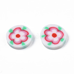 Handmade Polymer Clay Cabochons&nbsp;CLAY-N006-54