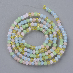 Transparent Glass Beads Strands&nbsp;GLAA-T006-09-A01