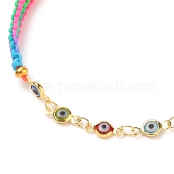Adjustable Nylon Thread Braided Bead Bracelets&nbsp;BJEW-JB05594-02