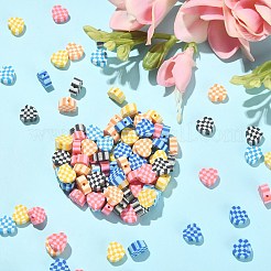 180Pcs 6 Colors Handmade Polymer Clay Beads&nbsp;CLAY-CJ0001-60