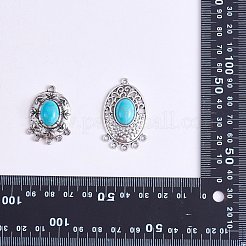 10pcs Turquoise+alloy pendant Vintage alloy earring head diy handmade material(5 styles)&nbsp;JX575A