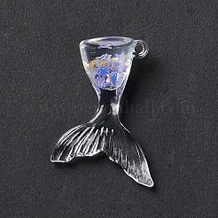 Luminous Transparent Resin Pendants&nbsp;RESI-K019-06
