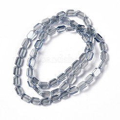 Electroplate Glass Beads Strands&nbsp;EGLA-L042-PL04