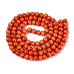 Imitation Tiger Eye Glass Beads Strands&nbsp;GLAA-Q106-03A-B05