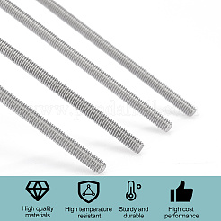 304 Stainless Steel M4 Full Screw Threaded Rod & M4 Hex Nut&nbsp;STAS-GA0001-48B