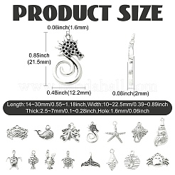 15Pcs Tibetan Style Alloy Pendants&nbsp;FIND-CJC0017-89