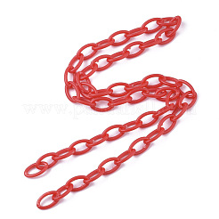 Opaque Acrylic Cable Chains&nbsp;SACR-N010-001E