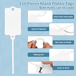Plastic Sign Cable Ties&nbsp;TOOL-WH0165-39