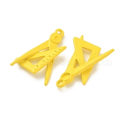 Spray Paint Alloy Pendants&nbsp;ENAM-K076-40