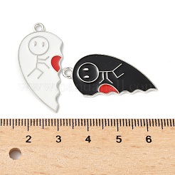 Alloy Enamel Split Pendants&nbsp;FIND-H047-05P-01