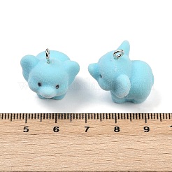 Flocky Resin Pendants&nbsp;X-FIND-A052-05E