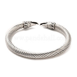 304 Stainless Steel Cuff Bangles&nbsp;BJEW-E094-20AS