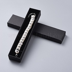 Natural Howlite Beads Bracelets&nbsp;BJEW-JB04604-03