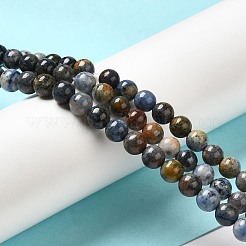 Natural Dumortierite Quartz Beads Strands&nbsp;G-H298-A06-03