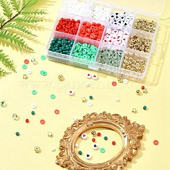 Christmas DIY Acrylic & CCB Plastic & Polymer Clay & Glass Beads Bracelets Jewelry Making Kits&nbsp;DIY-FS0006-22