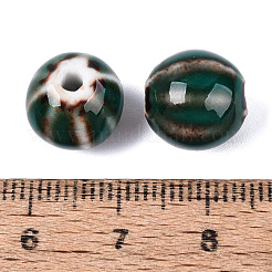 Vintage Porcelain Corrugated Beads&nbsp;PORC-N013-11D