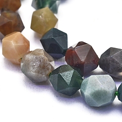 Natural Indian Agate Beads Strands&nbsp;G-L552O-07-8mm
