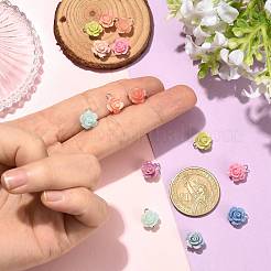 14Pcs 7 Colors Synthetic Coral Pendants&nbsp;PALLOY-FS00082