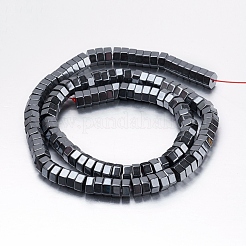 Non-magnetic Synthetic Hematite Beads Strands&nbsp;G-P341-39-6x3mm