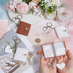 4Pcs PU Leather Cover Photo Albums & Acrylic Keychains&nbsp;KEYC-DR00017