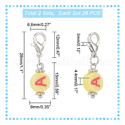 2 Sets Handmade Polymer Clay Pendant Decorations&nbsp;HJEW-PH0001-58P