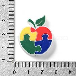 Infantile Autism Apple Silicone Focal Beads&nbsp;SIL-M004-02