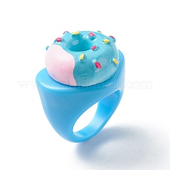 Cute 3D Resin Finger Ring&nbsp;RJEW-JR00538-01