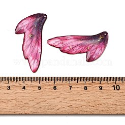 2Pcs Transparent Epoxy Resin Pendants&nbsp;RESI-A044-05B